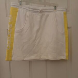 Adidas Skirt with White and Yellow Accents